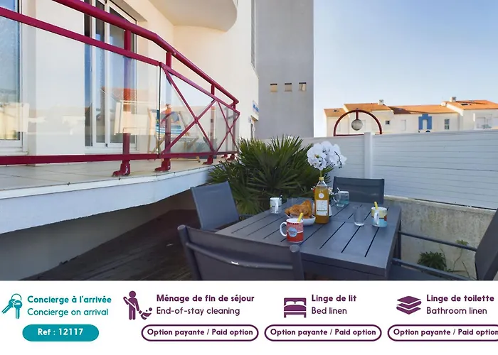 Pour 4 Avec Balcon Et Terrasse *